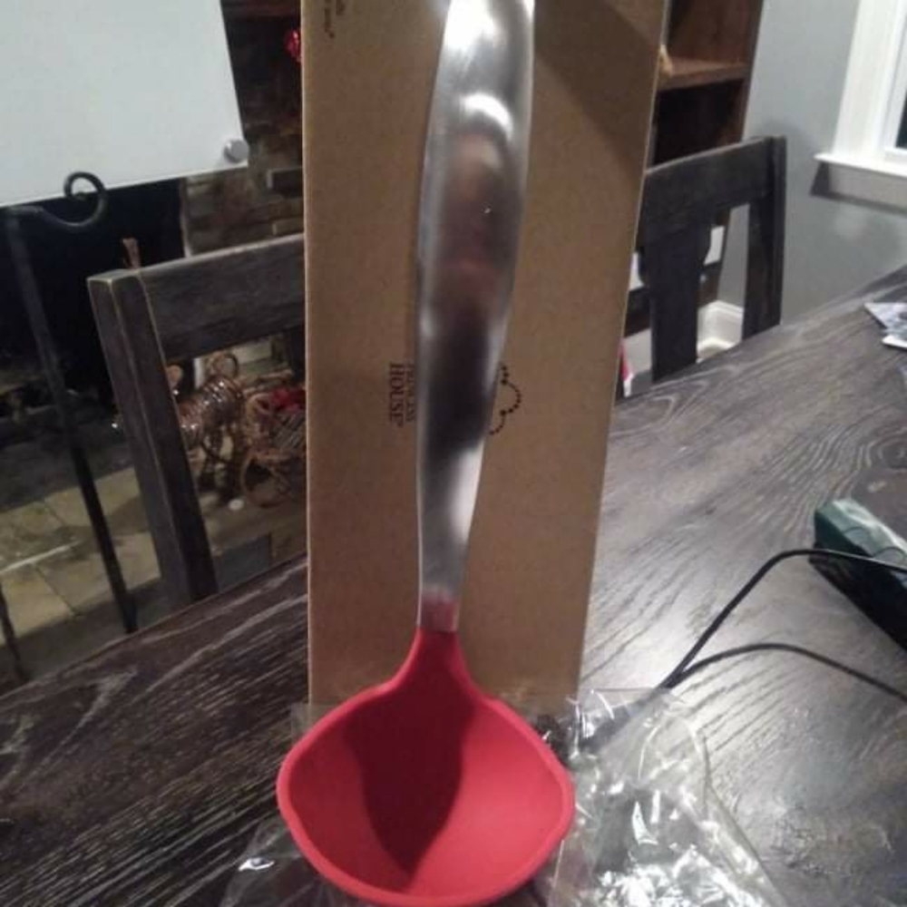 Cucharon rojo de Princess House